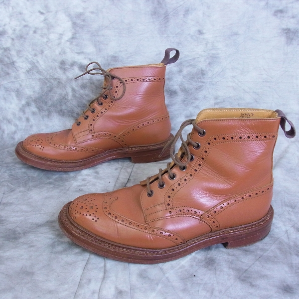 実際に弊社で買取させて頂いたTRICKER'S/トリッカーズ カントリーブーツ レザー ブラウン M2508/8の画像 3枚目