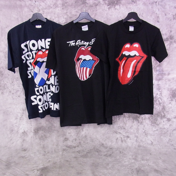 実際に弊社で買取させて頂いたRolling Stones/ローリングストーンズ バンドTシャツ M/L/6点セットの画像 1枚目