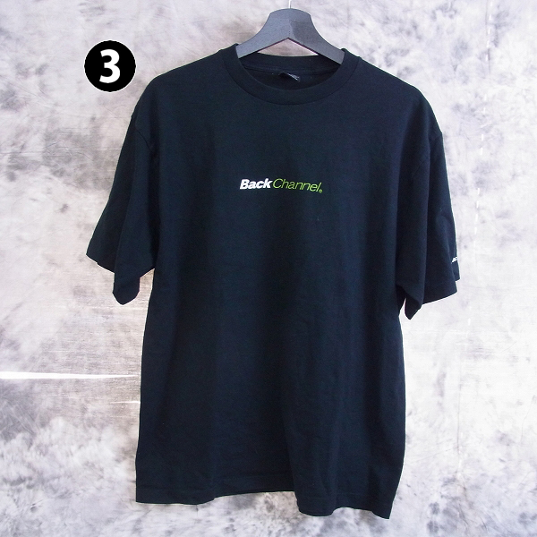 実際に弊社で買取させて頂いたBack Channel/バックチャンネル 刺繍/プリントTシャツ M/L 3点SETの画像 3枚目