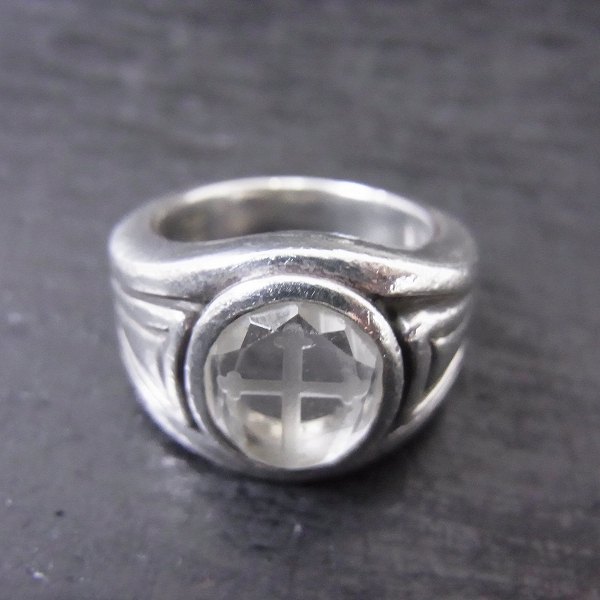 実際に弊社で買取させて頂いたLoree Rodkin/ローリーロドキン ストーン クロス リング 11.5号の画像 1枚目