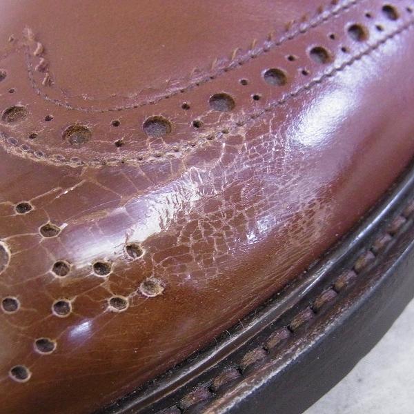 実際に弊社で買取させて頂いたTrickers/トリッカーズ ウイングチップ/カントリブーツ M2508/8の画像 6枚目