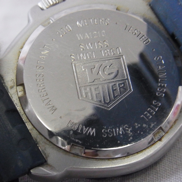 実際に弊社で買取させて頂いた【動作未確認】TAG Heuer/タグホイヤー プロフェッショナル/WA1210 の画像 2枚目