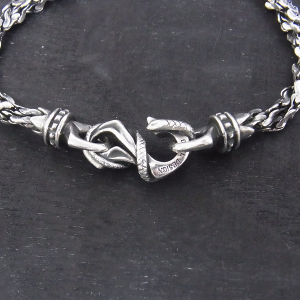 実際に弊社で買取させて頂いたDEALDESIGN/ディールデザイン シャイニー スネーク ブレスレットの画像 4枚目