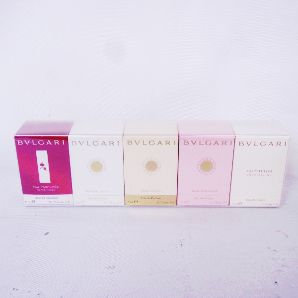 実際に弊社で買取させて頂いた【未開封】BVLGARI/ブルガリ EXCLUSIVE TRAVEL RETAIL 香水5点セットの画像 2枚目