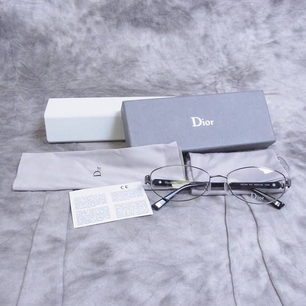 実際に弊社で買取させて頂いたChristian Dior/ディオール メガネフレーム フルリム チタン CD7724Jの画像 7枚目