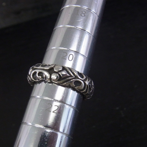 実際に弊社で買取させて頂いたCRAZY PIG/クレイジーピッグ ラージチューダーバンド リング 21号の画像 6枚目