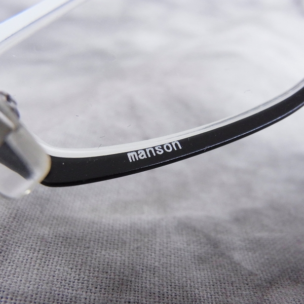 実際に弊社で買取させて頂いたless than human/レスザンヒューマン manson 眼鏡/メガネフレーム の画像 4枚目