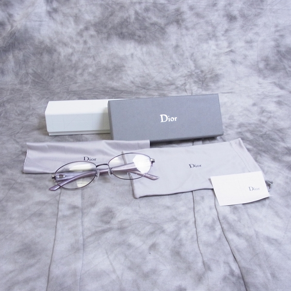 実際に弊社で買取させて頂いたChristian Dior/ディオール メガネフレーム フルリム チタン CD7730Jの画像 6枚目