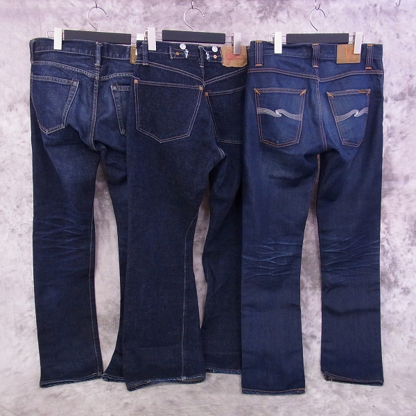 実際に弊社で買取させて頂いたNudie Jeans/ヌーディージーンズ Denime/ドゥニーム/ Ralph Lauren/ラルフローレン デニムパンツ/ジーンズ 3点SETの画像 1枚目