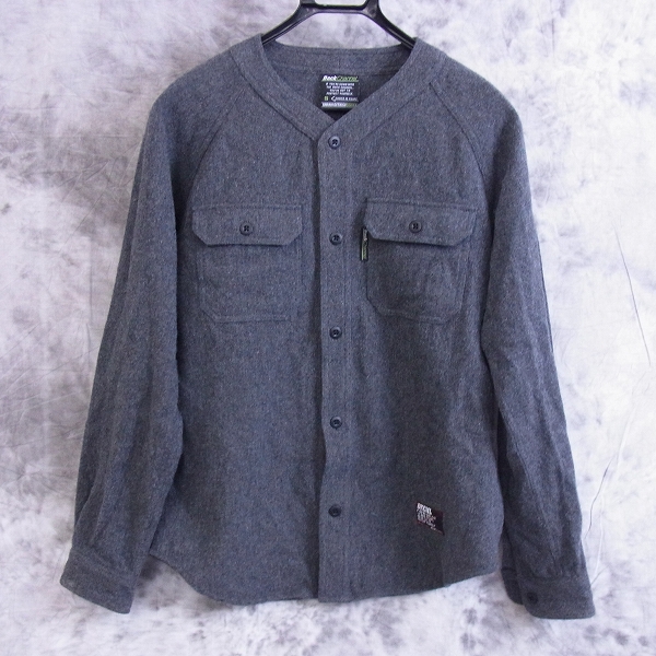 実際に弊社で買取させて頂いた☆BACKCHANNEL/バックチャンネル　 ウールベースボールシャツ/S