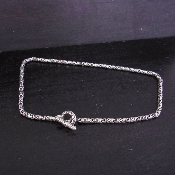 実際に弊社で買取させて頂いたLEATHERS AND TREASURES/レザーズ アンド トレジャーズ デザイン ネックレス チェーン 52㎝の画像 6枚目