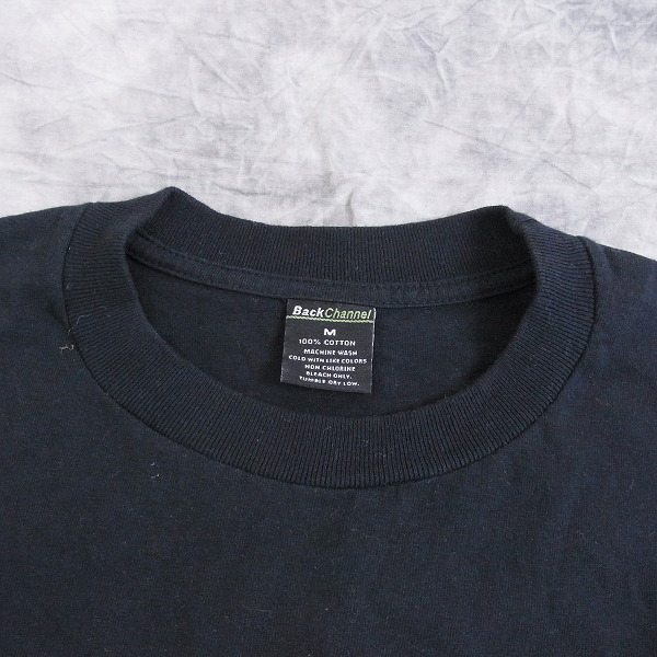 実際に弊社で買取させて頂いたBack Channel/バックチャンネル プリントTシャツ ブラック M/L 3点SETの画像 6枚目