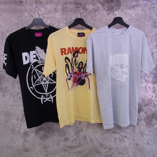 実際に弊社で買取させて頂いたMISHKA/ミシカ DEATH ADDERS Tシャツ Shocker/ショッカー ボーダーT等 10点↑SETの画像 2枚目