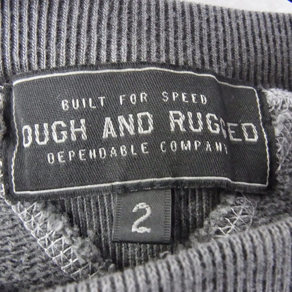 実際に弊社で買取させて頂いた☆ROUGH AND RUGGED/ラフ アンド ラゲッド トレーナー グレーの画像 2枚目