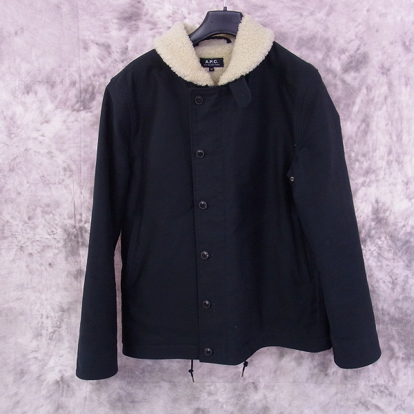 実際に弊社で買取させて頂いた☆A.P.C./アーペーセー ボア  DECK JK /デッキジャケット 15AW/M