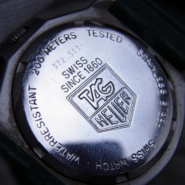 実際に弊社で買取させて頂いたTAG Heuer/タグホイヤー FORMULA 1/フォーミュラ 1 372.513【動作未確認】の画像 3枚目
