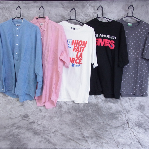 実際に弊社で買取させて頂いた☆UNDEFEATED/GOODENOUGH Tシャツ/シャツ　5点SET