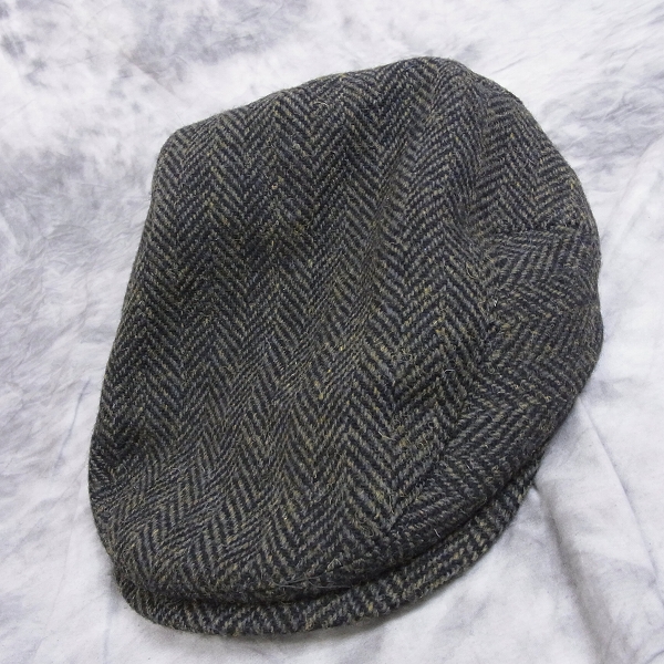 実際に弊社で買取させて頂いたBack Channel/バックチャンネル Harris Tweed/ハリスツイード ハンチングキャップ/帽子/F
