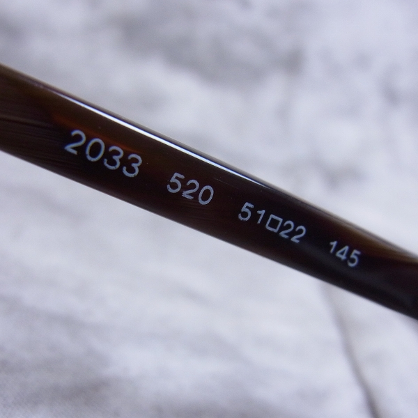 実際に弊社で買取させて頂いたGIORGIO ARMANI/ショルジオアルマーニ メガネフレーム 2033 520 の画像 5枚目