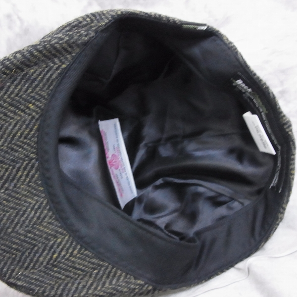 実際に弊社で買取させて頂いたBack Channel/バックチャンネル Harris Tweed/ハリスツイード ハンチングキャップ/帽子/Fの画像 4枚目