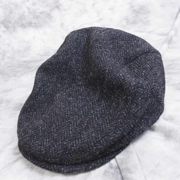 実際に弊社で買取させて頂いたBack Channel/バックチャンネル Harris Tweed/ハリスツイード ハンチングキャップ/帽子/F