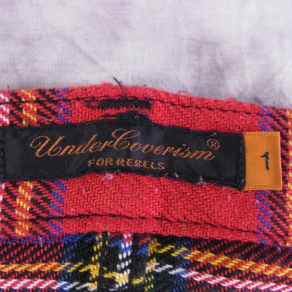 UNDERCOVER/アンダーカバー タータンチェック パンツ/1の買取