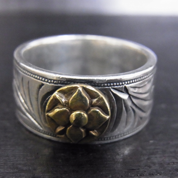 COOTIE Rose Ring 16号 マジカルデザイン silver950-