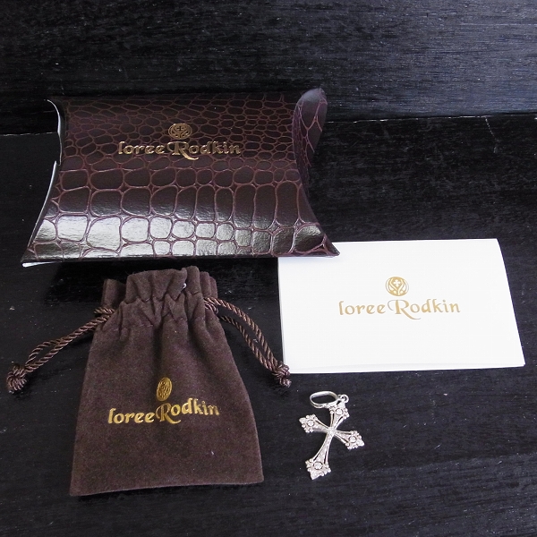 実際に弊社で買取させて頂いた【ギャラ】loreeRodkin/ローリーロドキン スモールファンシーゴシッククロスペンダント SV925の画像 5枚目