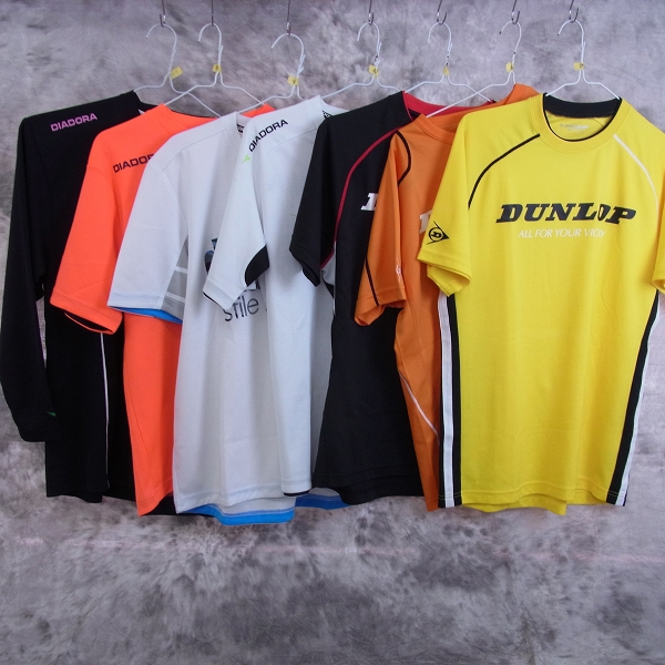 実際に弊社で買取させて頂いた☆DIADRA/ディアドラ DUNLOP/ダンロップ プラクティスウェア/Tシャツ 7点