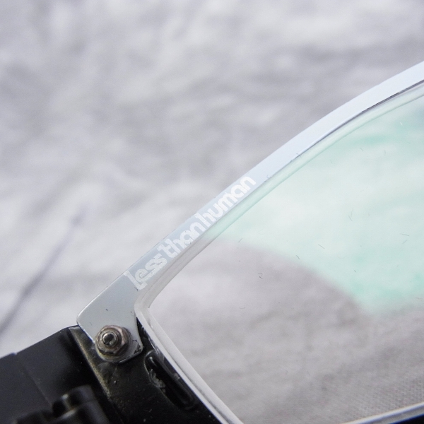 実際に弊社で買取させて頂いたless than human/レスザンヒューマン manson 眼鏡/メガネフレーム の画像 6枚目