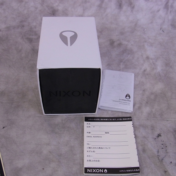 実際に弊社で買取させて頂いたNIXON/ニクソン 42-20 クロノ A037-898【動作未確認】の画像 6枚目