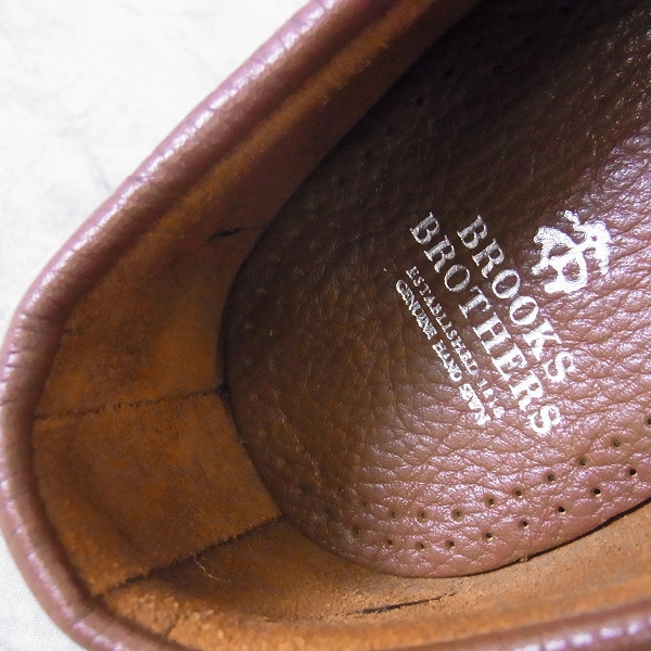 実際に弊社で買取させて頂いたBrooks Brothers/ブルックスブラザーズ コインローファー/24823/9.5の画像 4枚目
