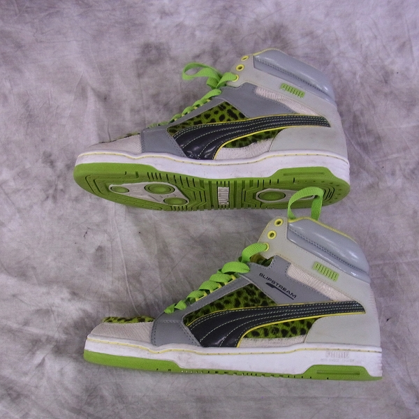 実際に弊社で買取させて頂いたPUMA/プーマ SLIPSTREAM HI MONSTER ハラコ レオパード スニーカー/26.5の画像 3枚目