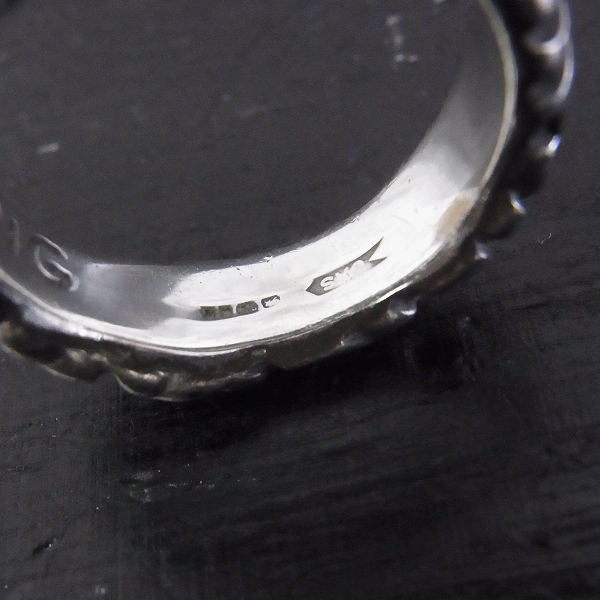 実際に弊社で買取させて頂いたCRAZY PIG/クレイジーピッグ ラージチューダーバンド リング 21号の画像 5枚目