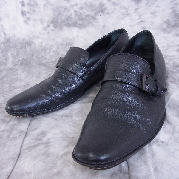 実際に弊社で買取させて頂いたGIORGIO ARMANI/ジョルジオアルマーニ プレーン レザーシューズ/43.5
