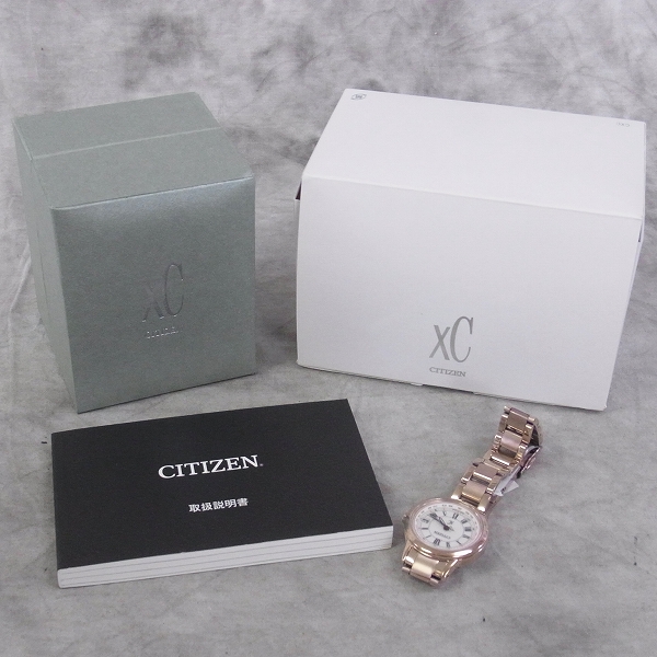 実際に弊社で買取させて頂いたCITIZEN/シチズン XC/クロスシー 腕時計 サクラピンク EC1144-51Wの画像 7枚目