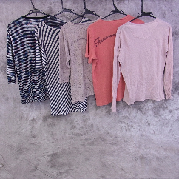 実際に弊社で買取させて頂いた☆glamb/グラム カートコバーン/ポケット付き/ヘンリーネックボーダー花柄 Tシャツ等 5点SETの画像 1枚目