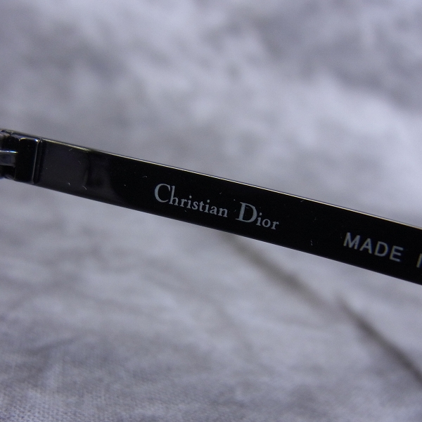 実際に弊社で買取させて頂いたChristian Dior/ディオール メガネフレーム ハーフリム 純チタン CD-7685Jの画像 4枚目