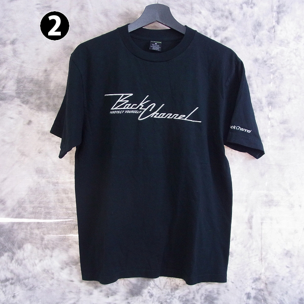 実際に弊社で買取させて頂いたBack Channel/バックチャンネル 刺繍/プリントTシャツ M/L 3点SETの画像 2枚目