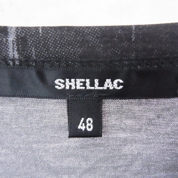 実際に弊社で買取させて頂いた☆SHELLAC/シェラック 17SS 天竺 ペイントスネークプリントカットソー/48の画像 2枚目