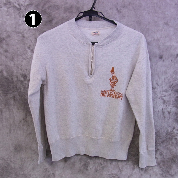 実際に弊社で買取させて頂いた☆DUBBLE WORKS/ダブルワークス AVIREX/アヴィレックス 半袖/長袖スェットシャツ 2点SETの画像 1枚目