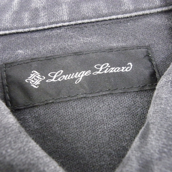 実際に弊社で買取させて頂いた☆LOUNGE LIZARD/ラウンジリザード ウォシュ加工デニムジャケット/2の画像 3枚目