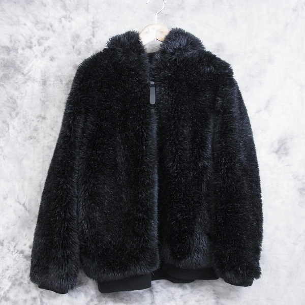 実際に弊社で買取させて頂いた☆Back Channel/バックチャンネル ファー ジップアップパーカー ブラック/XL
