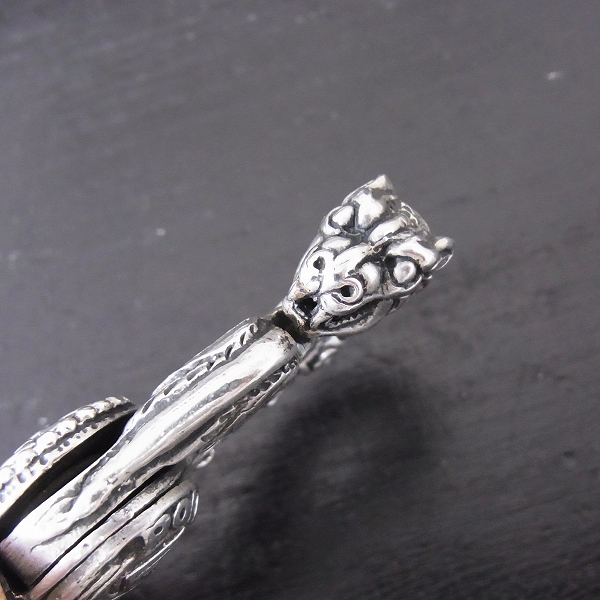 実際に弊社で買取させて頂いたLEATHERS AND TREASURES/レザーズ アンド トレジャーズ 4ライオンブレイデッドビーズウォレットチェーンw/ケルティッククリップの画像 2枚目