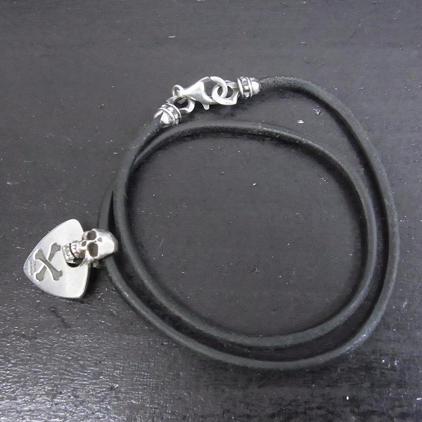 実際に弊社で買取させて頂いたDEAL DESIGN/ディールデザイン ギターピック スカル ブレスレットの画像 4枚目