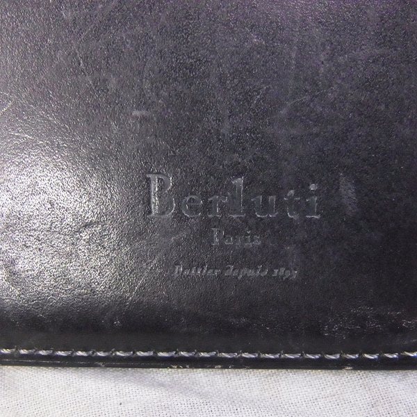 実際に弊社で買取させて頂いたBerluti/ベルルッティ EBENE 二つ折り長財布/ウォレットの画像 8枚目