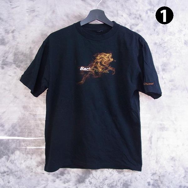 実際に弊社で買取させて頂いたBack Channel/バックチャンネル プリントTシャツ ブラック M/L 3点SETの画像 1枚目