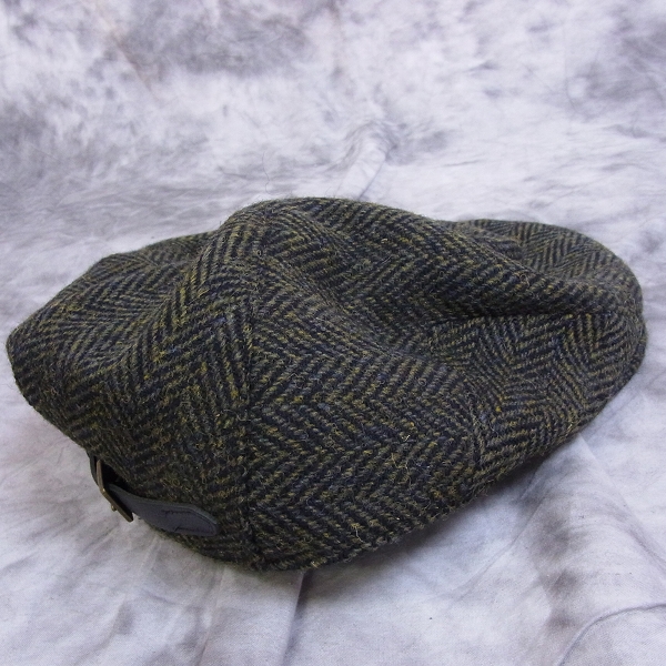 実際に弊社で買取させて頂いたBack Channel/バックチャンネル Harris Tweed/ハリスツイード ハンチングキャップ/帽子/Fの画像 3枚目