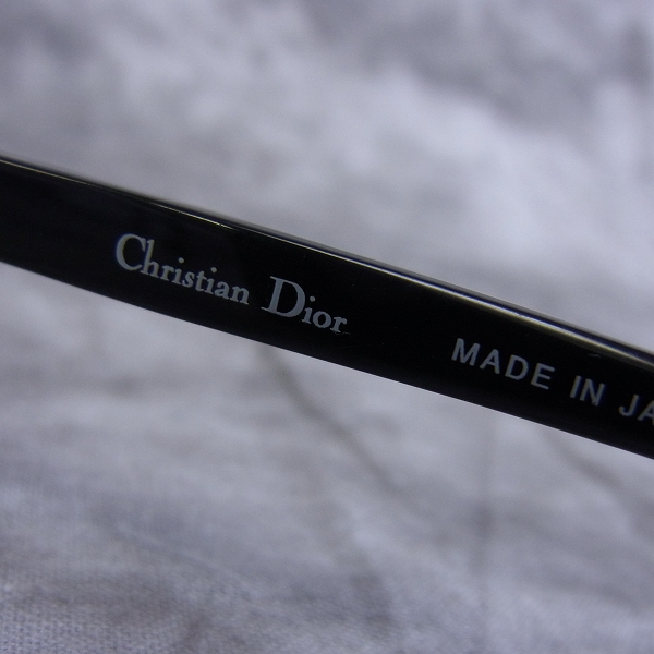 実際に弊社で買取させて頂いたChristian Dior/ディオール メガネフレーム ハーフリム チタン CD7723Jの画像 4枚目