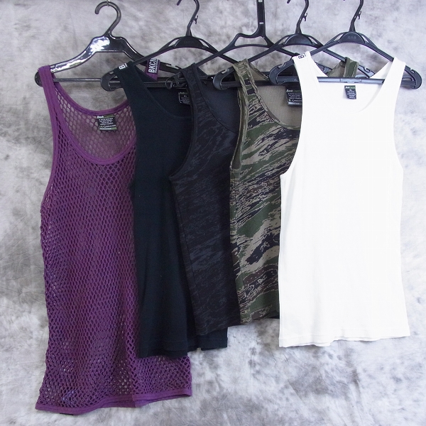 実際に弊社で買取させて頂いた☆Back Channel/バックチャンネル　サーマルタンクトップ/メッシュタンクトップ 5点SET